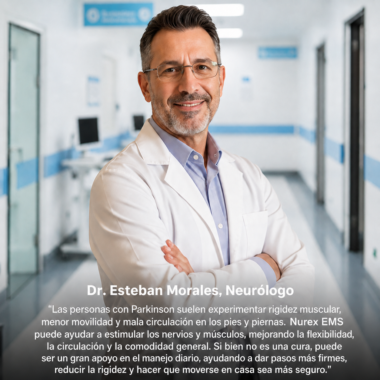 Estimulador EMS para personas con Parkinson