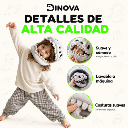 Disfraz Esqueleto de Dinosaurio Peluche — Niños y Adultos — DINOVA
